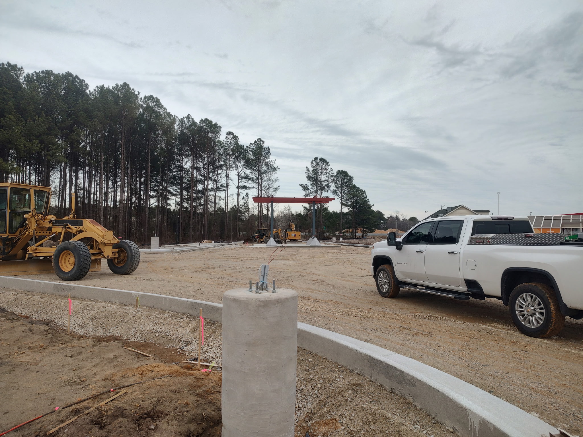 Commercial construction site electrical development