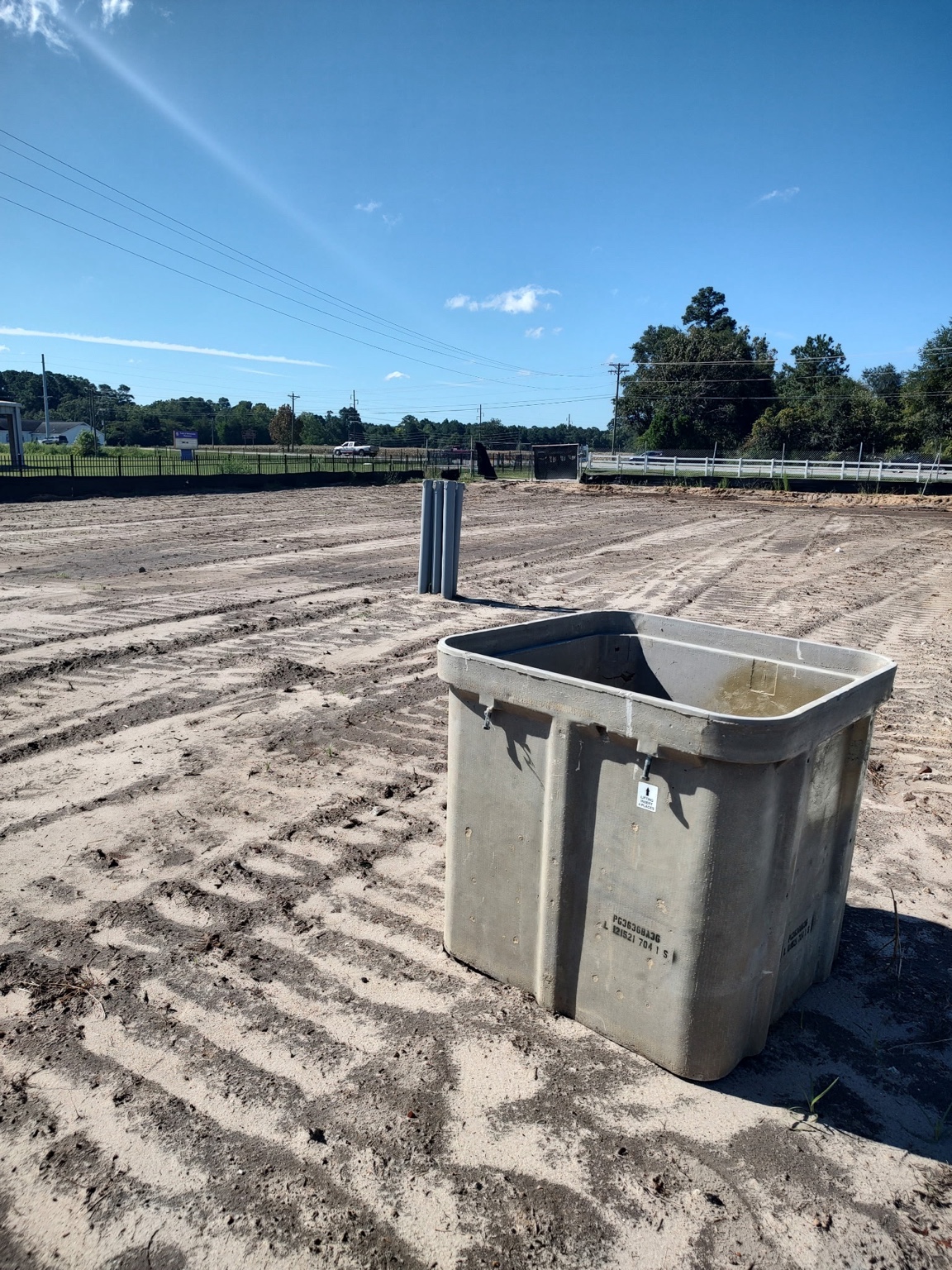 Electrical site rough-in during construction