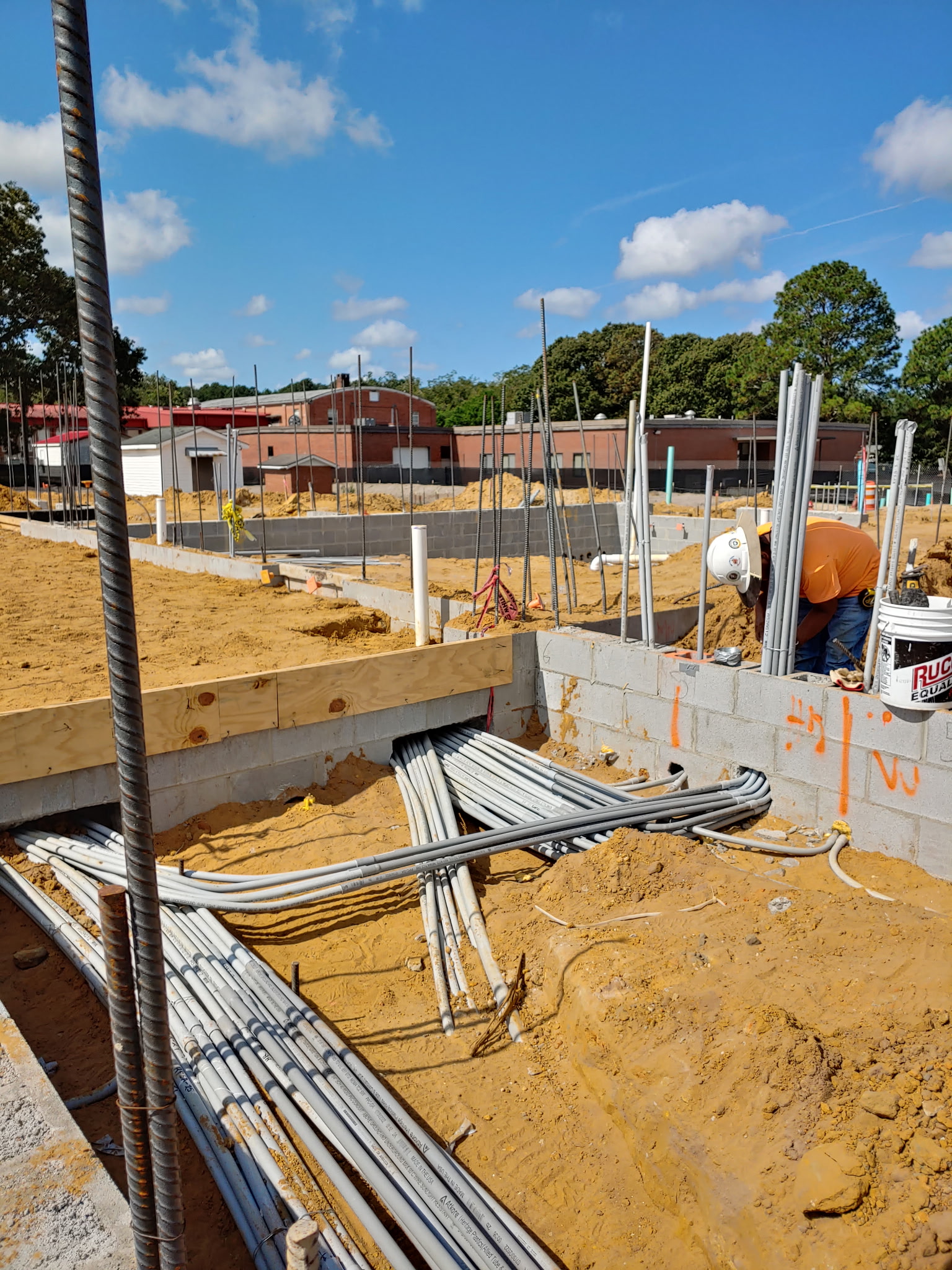 Underground electrical conduit installation